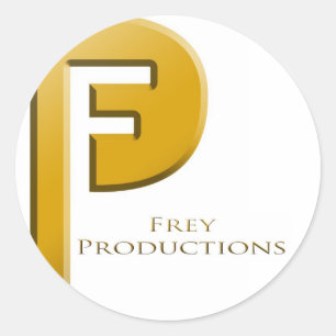 Frey Productions Gouden Sticker
