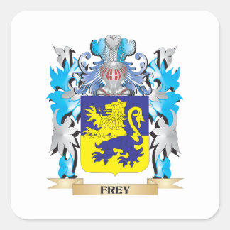 Frey Wapenschild - Family Crest Vierkante Sticker