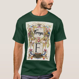 Freya  en Moderne Calligrafie Crafter Garde T-shirt