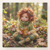 Freya Herfst Elf Glazen Onderzetter (Voorkant)