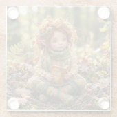 Freya Herfst Elf Glazen Onderzetter (Achterkant)