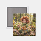 Freya Herfst Elf Magneet (Voorkant / Achterkant)