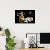 Freya Noorse mythologie godin Poster (Thuiskantoor)