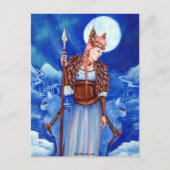 Freya Norse Goddess Briefkaart (Voorkant)
