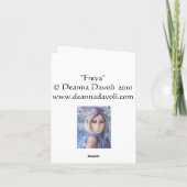 Freya - Notecard Kaart (Achterkant)