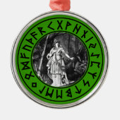 Freya Shield Metalen Ornament (Voorkant)