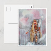 Freya Spinning the Clouds door Helen Stratton Briefkaart (Voorkant / Achterkant)