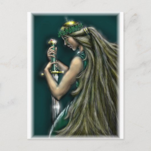 Freya van David Barlow Briefkaart (Voorkant)