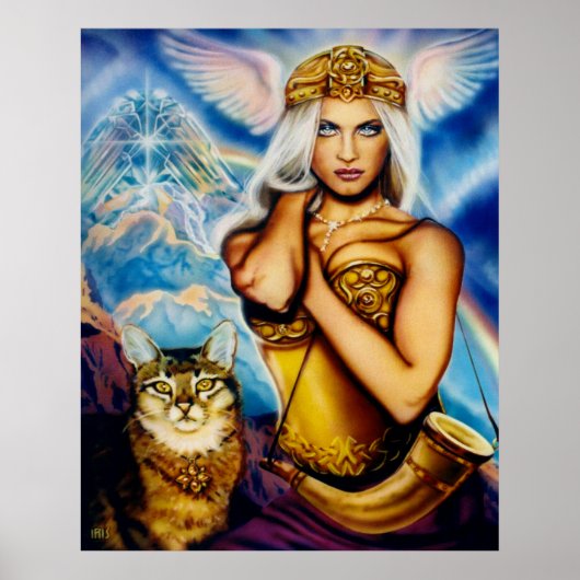 Freya van Lisa Iris Poster (Voorkant)