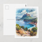 Freycinet Nationaal Park Waterverf Schilderen Briefkaart (Voorkant / Achterkant)