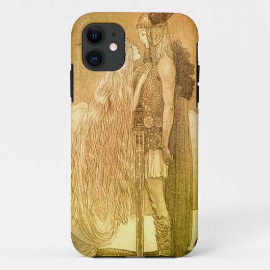 Freyja en Svipdag van John Bauer 1911 Case-Mate iPhone Case (Achterkant)