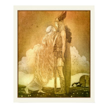 Freyja en Svipdag van John Bauer 1911 Scandinavian