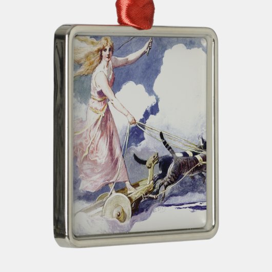 Freyja Metalen Ornament (Rechts)