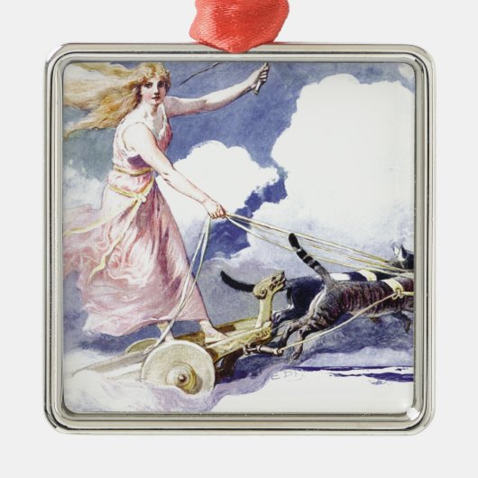 Freyja Metalen Ornament (Voorkant)