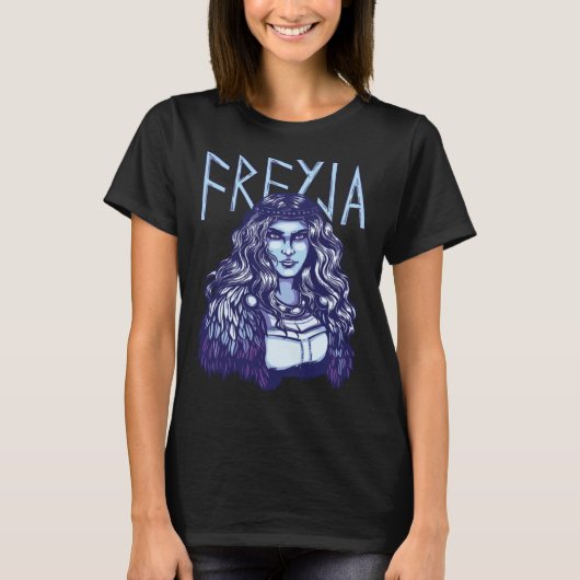 Freyja mystisch wezen t-shirt (Voorkant)