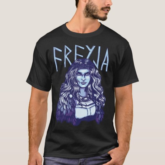 Freyja mystisch wezen t-shirt (Voorkant)