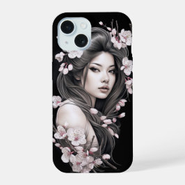 Freyja Sakura Cherry Blossoms Telefoonhoesje iPhone 15 Case