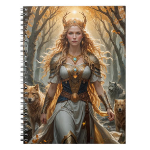 Freyja Spiral Notitieboek   door de Noorse Godin g