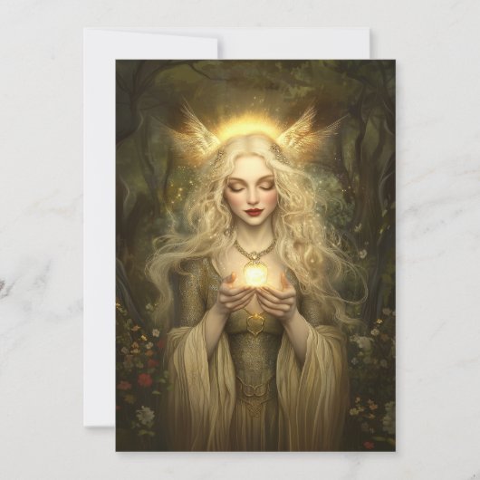Freyja's Gebedsaltaarkaart voor Relatiebegeleiding Kaart (Voorkant)