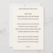Freyja's Gebedsaltaarkaart voor Relatiebegeleiding Kaart (Achterkant)