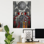 Freyjr Queen Silver Shieldmaidens Poster (Thuiskantoor)