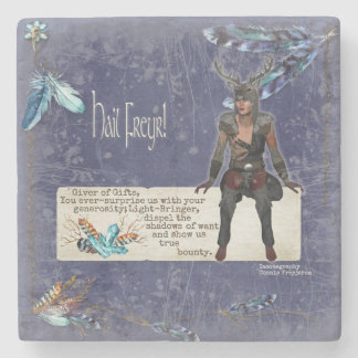 Freyr Blot Blessing Marble Altar Foci Stenen Onderzetter