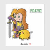 Freyr-Noordse mythologie Sticker (Vel)