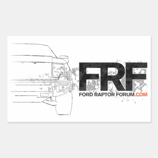 FRF Grunge Sticker (Voorkant)