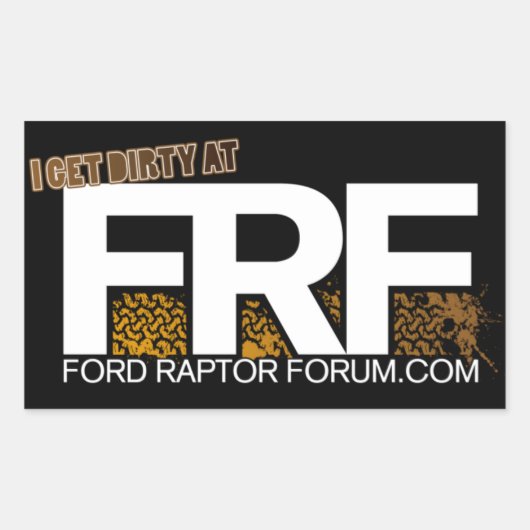 FRF Mud Tread Sticker (Voorkant)