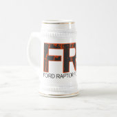 FRF Oranje Badge Stein Bierpul (Voorkant links)