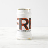 FRF Oranje Badge Stein Bierpul (Center)