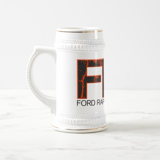 FRF Oranje Badge Stein Bierpul (Links)