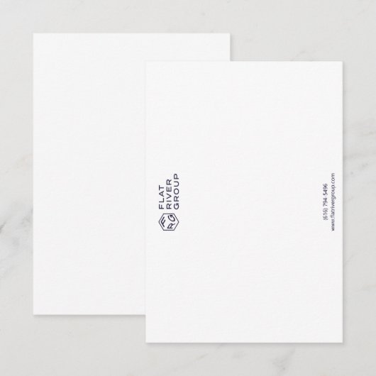 FRG Notecard met envelop, 3,5 inch x 5 inch Notitiekaartje (Voorkant / Achterkant)