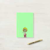frgface blonde meisje post-it® notes (Op bureau)