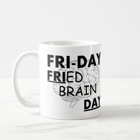 Fri-dag: Fried Brain Day Koffiemok (Links)