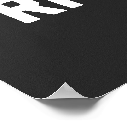 Fri-Yay. Funny Quote Poster (Hoek)