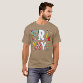 Fri Yayeacher Happy Friday Friyay Weekend Back to  T-shirt (Voorkant volledig)