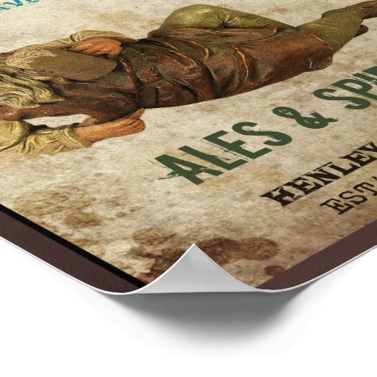 Friar Park Tavern en Inn Poster (Hoek)