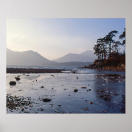 Friar's Crag Derwent Water England Kaart Poster