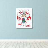 Frias Family Crest Canvas Afdruk (Insitu (Houten vloer))