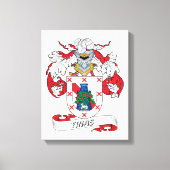 Frias Family Crest Canvas Afdruk (Voorkant)