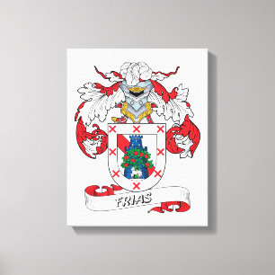 Frias Family Crest Canvas Afdruk