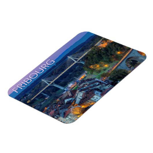 Fribourg stad, Zwitserland Magneet (Linkerzijde)