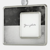 Fribourg Verzilverd Omlijst Ornament (Links)