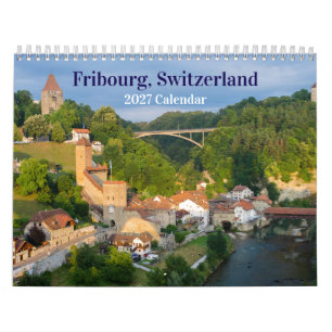 Fribourg Zwitserland 2027 Agenda Kalender