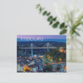 Fribourg, Zwitserland Briefkaart (Staand voorkant)