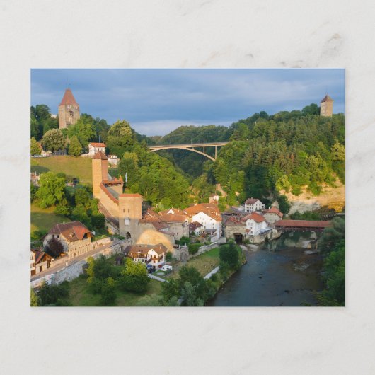 Fribourg, Zwitserland Briefkaart (Voorkant)