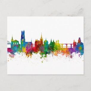 Fribourg Zwitserland Skyline Briefkaart