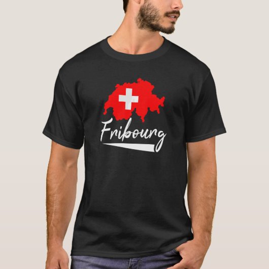 Fribourg Zwitserland T-shirt (Voorkant)