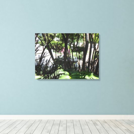 Frick Musuem Canvas Afdruk (Insitu (Houten vloer))